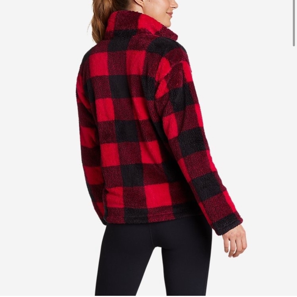 Eddie Bauer Women’s Fireside Sherpa 1/4 Zip Fleece - Picture 2 of 6